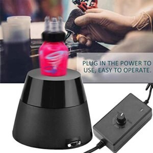 PCLT Liquido Elettrico Vortex Mixer, Multi-Purpose Mixer Vortex per Pedicure, Imbianchini, artisti del Tatuaggio, Mescolare Fino a 50 mL in Meno di 5 Secondi, Potente 4000 RPM Mini Shaker