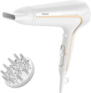 Philips HP8232/00 ThermoProtect Ionic Asciugacapelli, 2200 W, Bianco