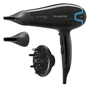 Rowenta CV8730 Infini Pro Asciugacapelli Professionale con Generatore di Ioni, con Diffusore e 2 Concentratori, 2200 W