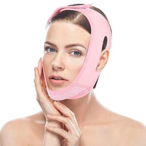 Tmishion Maschera dimagrante viso per la cura del viso a doppio mento