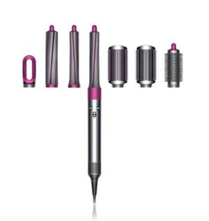 Dyson, set di accessori completo per styler Airwrap, in nichel, fucsia