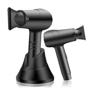 HBHHB Portatile Asciugacapelli Senza Fili Ricarica Rapida con Base Hair Dryer Aria Condizionata Calda e Fredda Controllo della Temperatura Costante