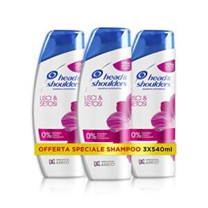 balsamo head and shoulders lisci e setosi