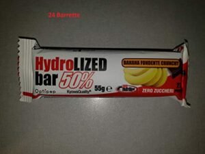 Hydrolized Bar 50% Banana Fondente Crunchy 55 grammi 24 Barrette