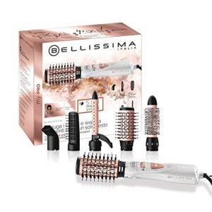 Imetec Bellissima My Pro GH18 1100 Modellatore ad Aria, Rivestimento spazzole in Ceramica, 5 Accessori per Realizzare Capelli Lisci e Luminosi, a Onde morbide o Ricci Stretti, 1000 W