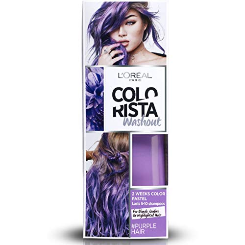 L'Oréal Paris Colorista Washout Pastel Colorazione Capelli Temporanea,Viola (Purple)