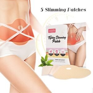 Luckyfine Patch Dimagrante 5 PCS, Slimming Patch, Patch di Perdita di Peso Bruciagrassi E Rimozione Di Cellulite Naturale Ingredienti