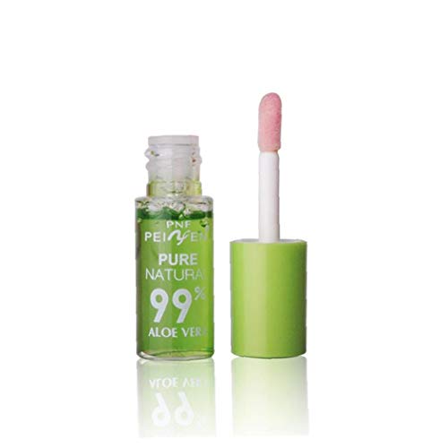 Naicasy 1PC Aloe Vera Essenza Rossetto Moistourizer Cambiamento di Colore Lip Gloss Labbra Long Lasting Balm Lip Gel lenitivo (3,5 g)