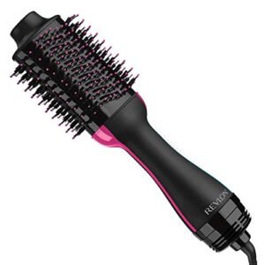 Revlon RVDR5222 Salon One-Step Hair Asciugacapelli e Volumizzante, 800 W, Nero/Fuchsia