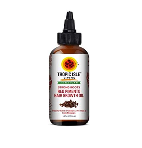 Tropic Isle Strong Roots Red Pimento Hair Growth Oil, 4 Ounce by Tropic Isle