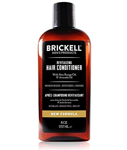 Brickell Men's Products Balsamo Rivitalizzante Capelli per Uomo - 236 mL - Naturale ed Organico
