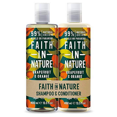 Faith in Nature Shampoo da 400 ml e conditioner 400 ml