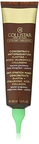 Collistar Concentrato Antismagliature, Con Elastina + Acido Ialuronico + Collagene, Ricompatta e Rinforza i Tessuti Cutanei, Contrasta la Formazione di Smagliature, 150ml