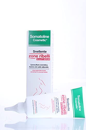 Somatoline SkinExpert, Snellente Zone Ribelli Sculpt Serum, Siero Trattamento Corpo Anticellulite, 100ml