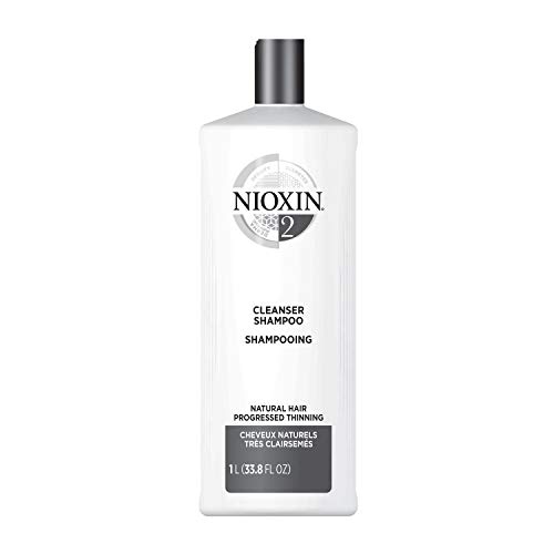 Nioxin Shampoo Sistema 2 per Capelli Naturali Assottigliati - 1 L