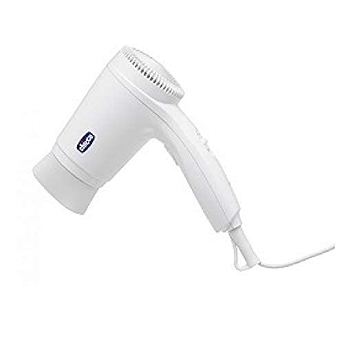 Chicco Mini Asciugacapelli Per Bambini, Phon Per Bambini, Riduce il Rischio Di Scottature, Due Temperature, Con Convogliatore D'Aria, 0 Mesi+