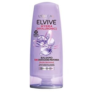 L'Oréal Paris Elvive Balsamo Hydra Hyaluronic, 72H Idratazione Profonda, con Acido Ialuronico, 250 ml