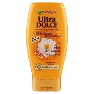 GARNIER Ultra Dolce Balsamo Meraviglioso All' Olio D'argan E Di Camelia, Unscented, 250 Millilitro