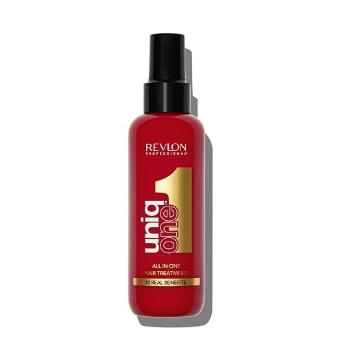 REVLON PROFESSIONAL UNIQONE HAIR TREATMENT, Trattamento Idratante Senza Risciacquo, Riparatore Per Capelli Danneggiati, Trattamento Per Capelli, Fragranza Classica – 150 ml