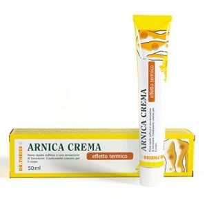 Dr. Theiss Arnica Crema Effetto Termico - Crema Riscaldante 50 ml - Dona Sollievo e Benessere - Coadiuvante per la Pelle del Corpo, con Peperoncino, Canfora e Oli Essenziali di Rosmarino e Abete