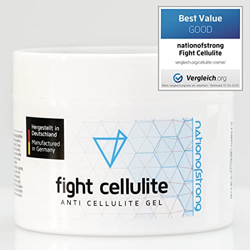 Fight Cellulite | Crema professionale anti-cellulite attivata dal calore | Formula forte con Caffeina e L-Carnitina per una pelle più tonica e compatta | Made in Germany