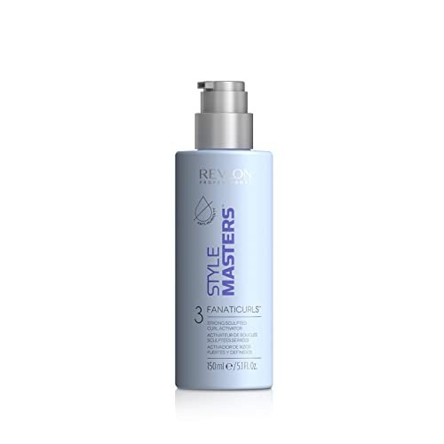 REVLON PROFESSIONAL STYLE MASTERS CURLY FANATICURLS , Crema Attiva-Ricci, Crema Styling per Capelli Ricci, Controllo Crespo per Capelli Ricci, Crema Ricci Senza Risciacquo, 150ml