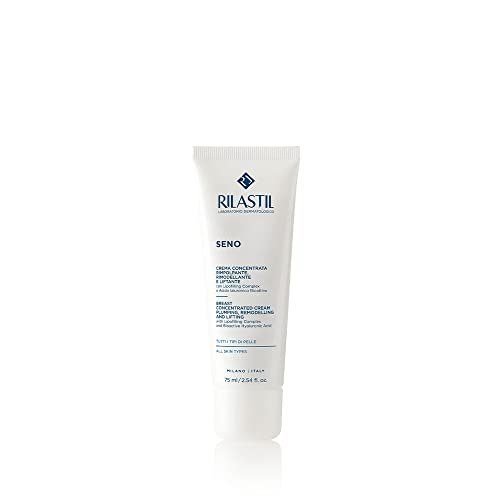 Rilastil Seno Crema Concentrata, Azione Rimpolpamte, Rimodellante e Liftante, con Lipofilling Complex e Acido Ialuronico, Texture Leggera, Confezione da 75ml