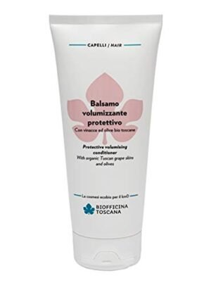 Biofficina Toscana Balsamo Bio Capelli Volumizzante Protettivo, Prodotto Capelli Ricci, Crespi (1x 200 millilitri)
