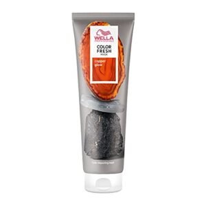 Wella Professional Maschera Color Fresh, Trattamento Rinfrescante Colore Temporaneo, Tintura Semipermanente per Capelli, Colore Sbiadito, Copper Glow, 150 ml