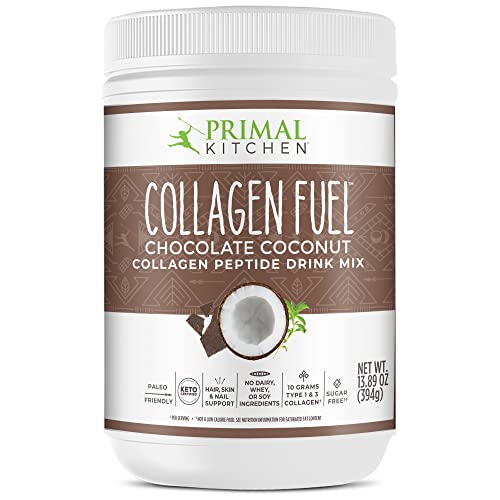 Primal Kitchen - Collagene Fuel Proteine Mix, supporta capelli sani, pelle, unghie e articolazioni, promuove la riparazione muscolare (cocco cioccolato, 39,9 once)