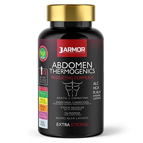 Pillole Dimagranti Potenti Veloci Efficaci Pancia e Fianchi Brucia Grassi Dimagrante Garcinia Piperina Acetil L Carnitina Addominali Uomo Donna Jarmor Abdomen 120 cps