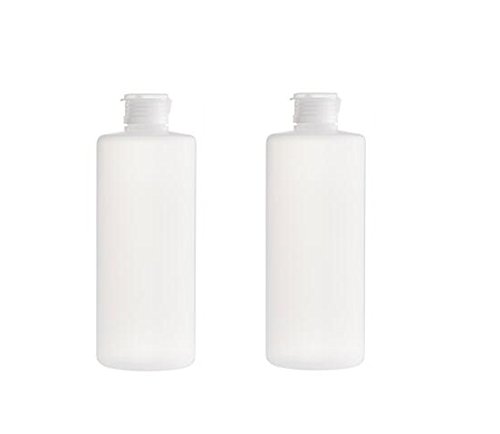 Set of 2 400 ml Transparent Travel Empty Refillable PE Plastic Soft Tubes Bottle Emulsion Storage Case Makeup Cosmetics Holder for Facial Cleanser Shampoo Cleanser Shower Easy To Squeeze