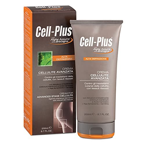CELL PLUS Crema Cellulite Avanzata, Crema anticellulite ideale per contrastare la pelle “ad effetto materasso”, Crema snellente con attivatore di snellimento, 200 ml