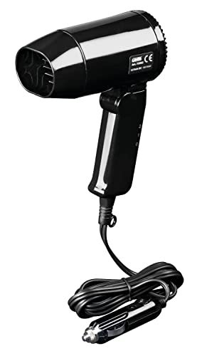 Lampa Hot-Air, phon sbrinatore vetri auto e asciugacapelli per presa accendisigari 12V, 180W
