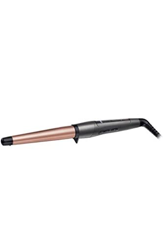 Remington Ferro Arricciacapelli - A forma di cono 19-28 mm- Keratin Protect: Rivestimento Ceramico con Cheratina e Olio di mandorle; Display digitale fino a 210°C, ricci naturali e a spirale, CI83V6