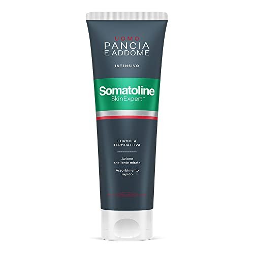 Somatoline SkinExpert, Crema Uomo Pancia e Addome, Trattamento Corpo Intensivo, con Caffeina e Carnitina, 250m