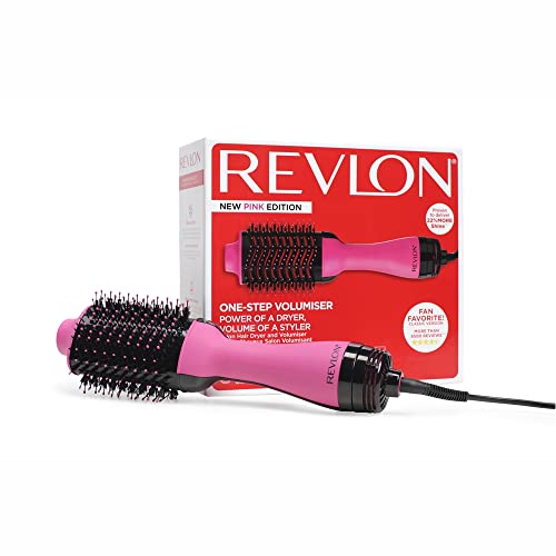 Revlon One-Step Asciugacapelli Volumizzante - Novità Pink Edition (One-Step, Tecnologia Ionica e Ceramica, capelli medi e lunghi) RVDR5222PUK