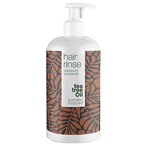 Australian Bodycare Hair Rinse 500 ml - Shampoo post trattamento antipidocchi | Con Tea Tree Oil puro al 100% | Deterge e previene problemi al cuoio capelluto | Per uso quotidiano
