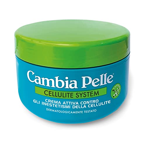 Cambia Pelle, Crema Attiva Riducente - Crema Cellulite , Innovativo "Cellulite System ", con Caffeina e Peptidi Attivi Vegetali, 500 ml