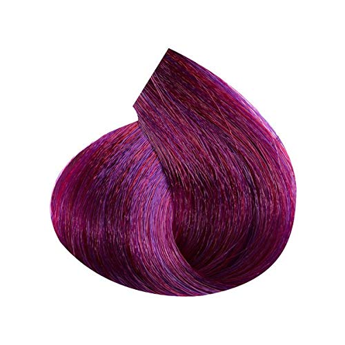 Inebrya Crema colore permanente per capelli, castano chiaro rosso viola, 100ml