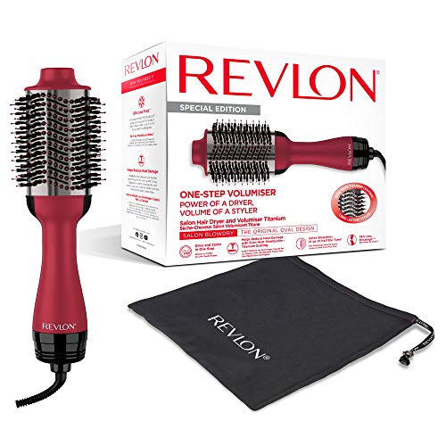 Revlon One-Step Asciugacapelli Volumizzante al Titanio (One-Step, Tecnologia Ionica, Rivestimento in Titanio, capelli medi e lunghi) RVDR5279UKE