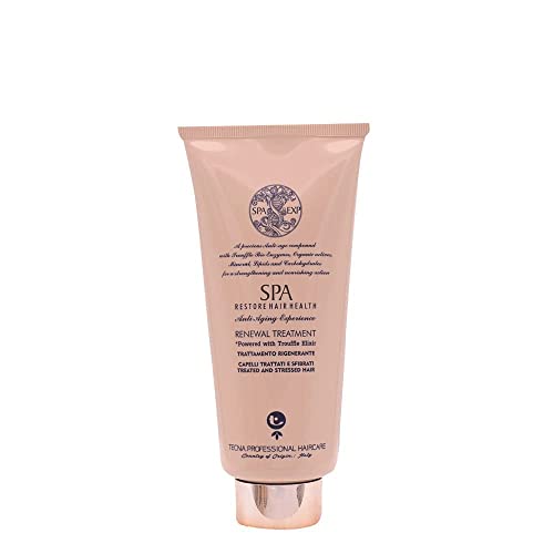 Tecna SPA - Renewal Treatment Maschera nutriente fortificante per capelli trattati e sfibrati, formato da 200 ml
