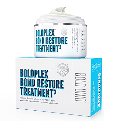 Boldplex 3 Bond Repair - Maschera per il Trattamento delle Proteine dei Capelli - Formula Idratante Condizionante per Capelli Ricci, Secchi, Colorati, Crespi, Rotti o Scoloriti - 200ml