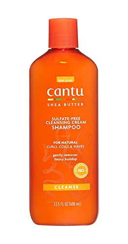 Cantu - Shampoo idratante al burro di karité - shampoo senza solfati per ricci e capelli testurizzati - 1 confezione (1 x 400 ml), la confezione può variare