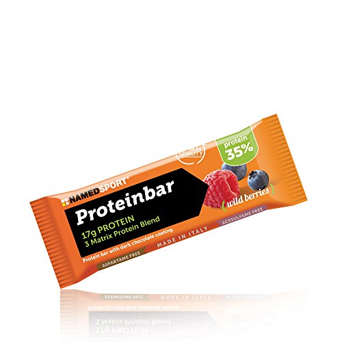Named Proteinbar 35% Confezione Da 12 Barrette Gusto Wid Berries