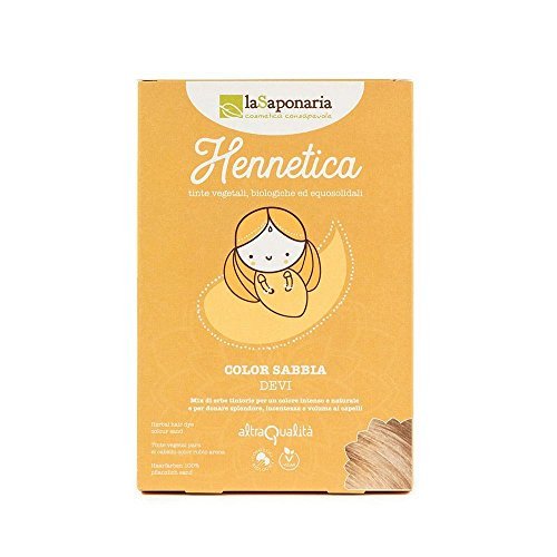 Tinta Vegetale Hennetica Sabbia La Saponaria