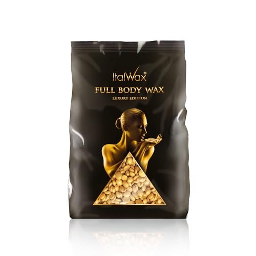 Italwax Luxury Full Body – 1Kg - Perline di cera per la depilazione a caldo senza strisce - Formulazione sintetica ideale per le pelli sensibili – Idonea per la depilazione di tutte le parti del corpo