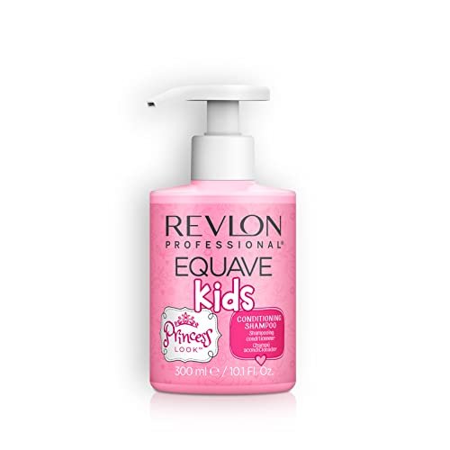 REVLON PROFESSIONAL EQUAVE KIDS PRINCESS LOOK CONDITIONING SHAMPOO, Gel Districante, Idratante, Detergente Delicato per Bambine, 300 ml