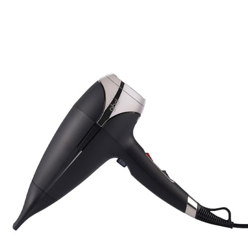 ghd Helios Asciugacapelli Professionale Nero – Leggero, Asciugatura Rapida, Controllo Styling Ottimale – Per Tutti i Tipi di Capelli