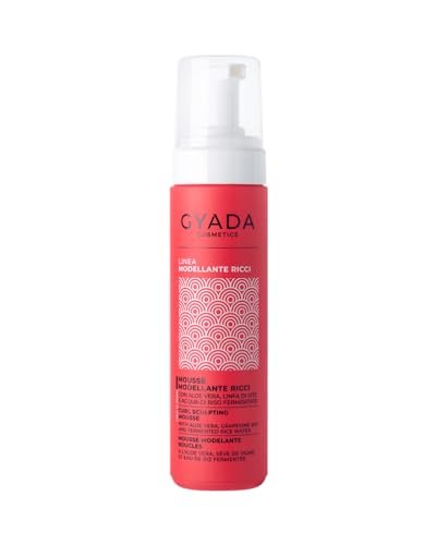 GYADA COSMETICS, Mousse Modellante Capelli Ricci ad Azione Disciplinante ed Elasticizzante, per Definire la Piega, a Base di Linfa di Vite e Succo di Aloe Vera, 200 ml